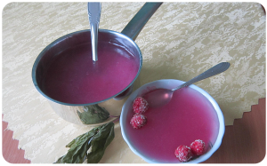 Šventinis aviečių kisielius