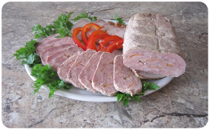 Kiaulienos vyniotinis su įdaru